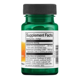Vitamin K2 - su Natokinaze - N30 - Swanson - Papildai