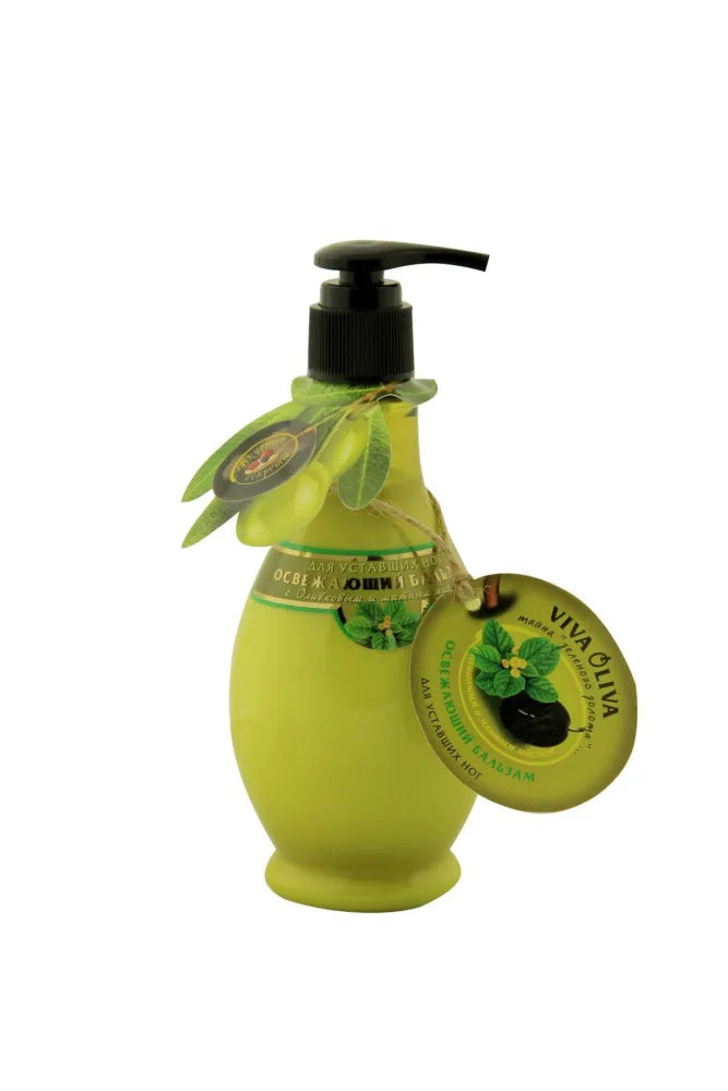 VITAMINŲ ENERGIJA Kremas kojoms su alyvuogių aliejumi ir mėtų 275 ml viva olive oil - Kosmetika