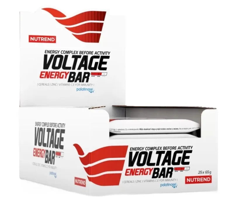 Voltage Energy Bar Hazelnut - 25 x 65g - Nutrend - Maistas