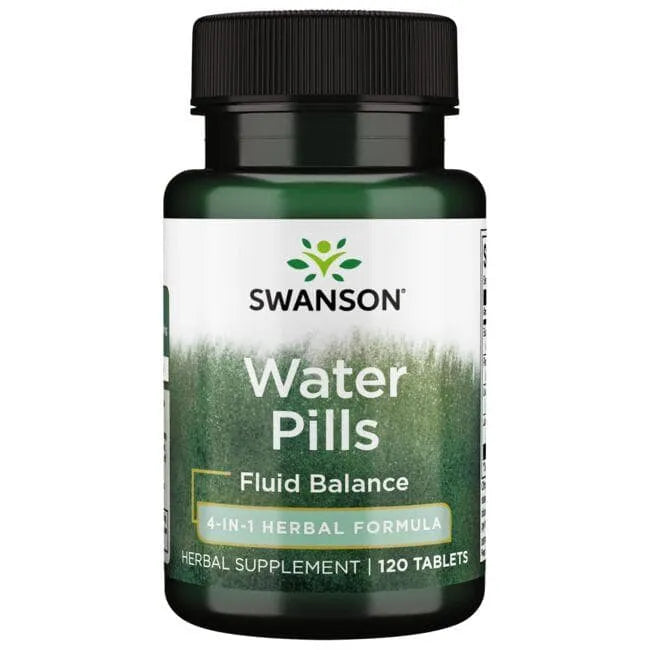 Water Pills - Skysčių balansui - N120 - Vandens piliulės - Swanson - Papildai