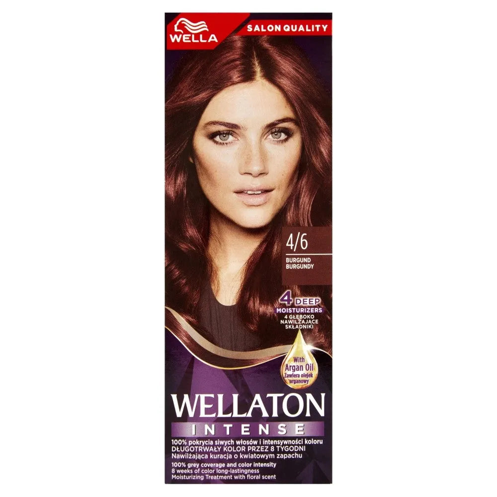 Wella Wellaton Intense Color Cream Nr. 4/6 - Burgundinis 1op. - Kosmetika