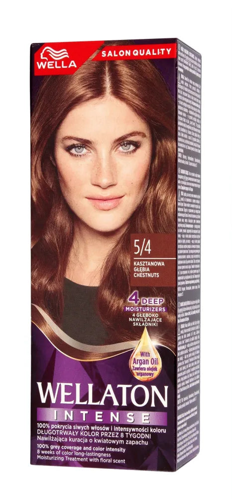 Wella Wellaton Intense Color Cream Nr. 5/4 Kaštonas - 1 vnt. - Kosmetika