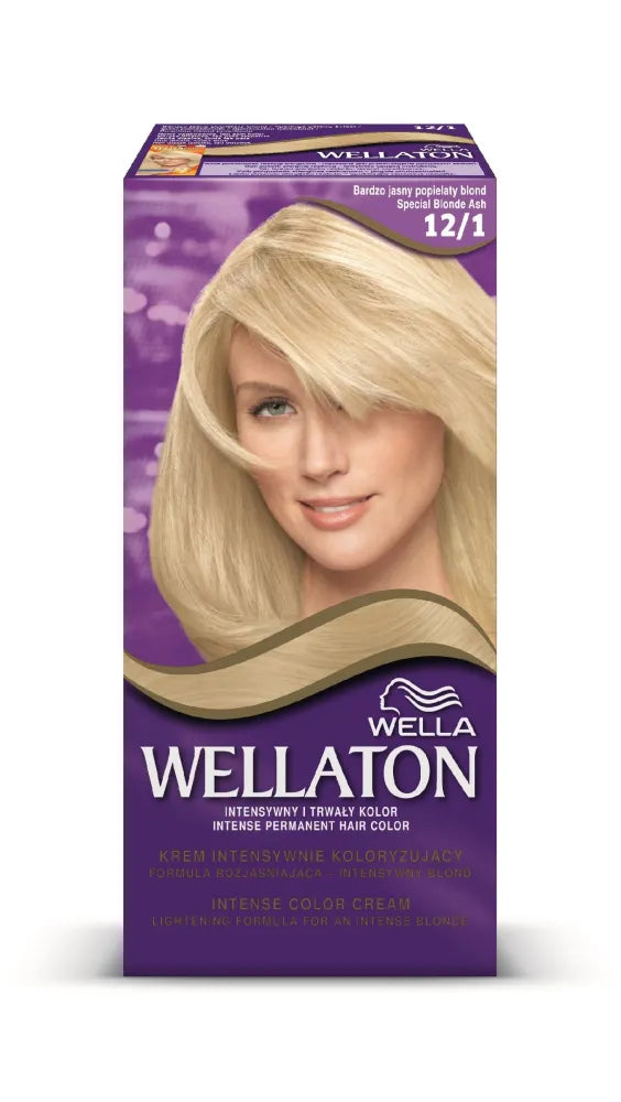 Wella Wellaton Intense Coloring Cream Nr. 12/1 Labai šviesi pelenų blondinė 1op. - Kosmetika