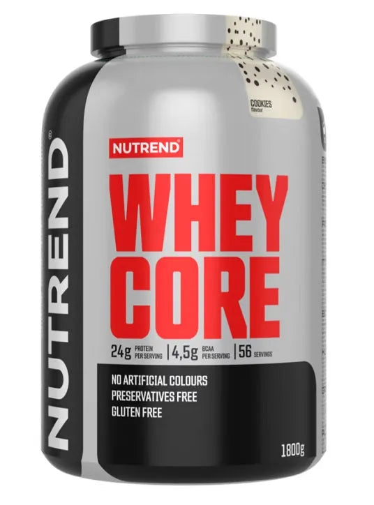 Whey Core Cookies - 1800g - Nutrend - Sporto papildai