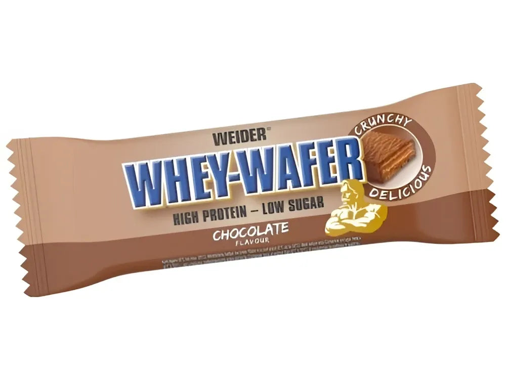 Whey-Wafer Chocolate - 12 x 35g - Weider - Sporto papildai