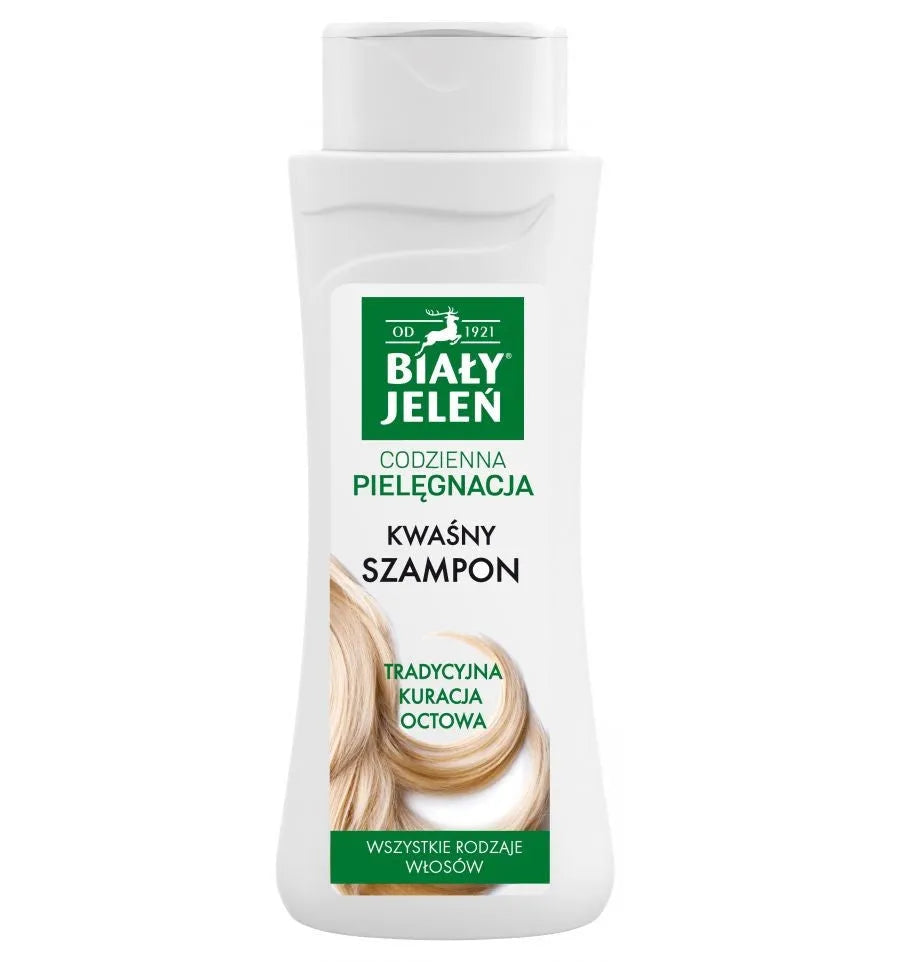 White Stag Daily Care Rūgštinis šampūnas plaukams - tinka visiems plaukų tipams 300ml - Kosmetika