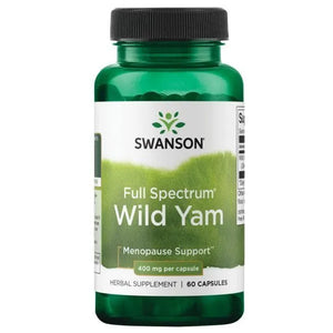 Wild Yam - Menopauzei - 400 mg - N60 - Swanson - Papildai
