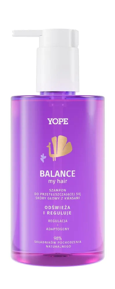 YOPE BALANCE Riebiai galvos odai šampūnas 300 ml - Kosmetika