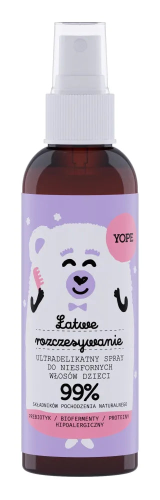 YOPE Hair Spray for KIDS Ultra Gentle 150ml - Kosmetika