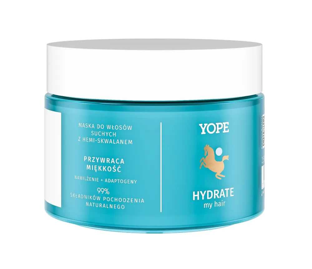 YOPE HYDRATE kaukė sausiems plaukams 250ml - Kosmetika