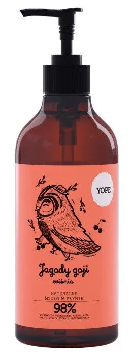 YOPE Liquid soap GOJI BERRIES and CHERRY 500ml - Kosmetika