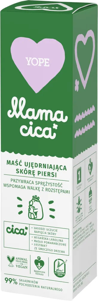 YOPE Mama Cica Krūtinės odos stangrinamasis tepalas 100ml - Kosmetika