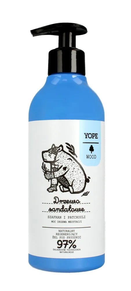 YOPE WOOD Zel p/p Sandalas/Safranas/Patchouli 400 - Kosmetika
