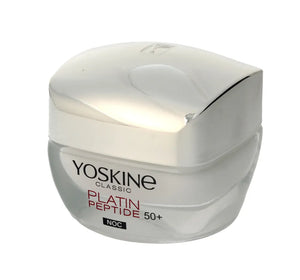 Yoskine Classic Platin Peptide 50+ Naktinis Odos Maksimalus Regeneruojantis Kremas 50ml - Kosmetika
