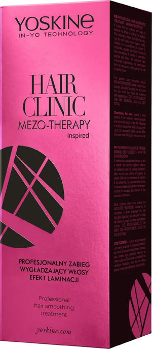 YOSKINE Hair Clinic Mezo Terapija Profesionali plaukų lyginimo procedūra - laminavimo efektas - Kosmetika