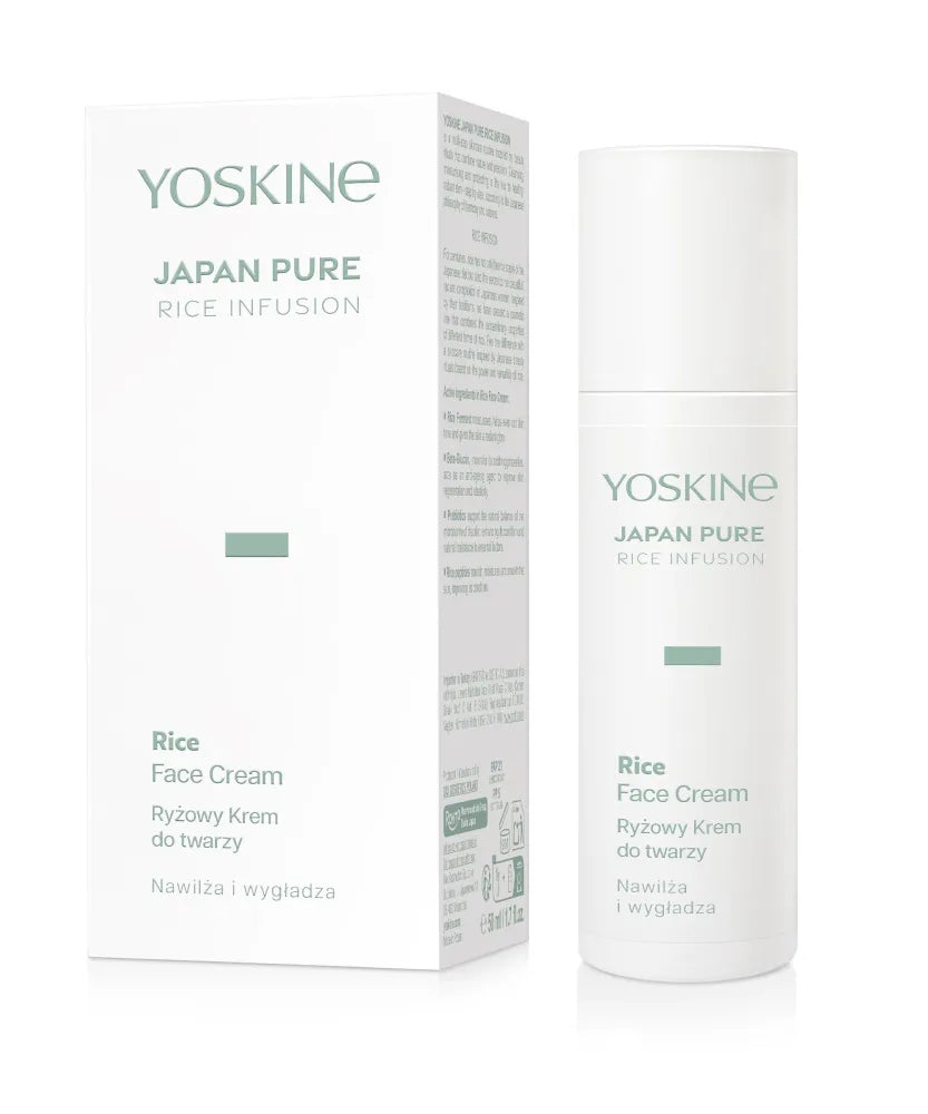 YOSKINE Japan Pure Rice Infusion Moisturizing and Smoothing Face Cream 50 ml. - Kosmetika