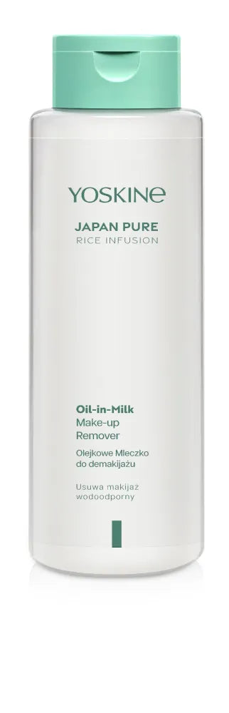 YOSKINE Japan Pure Rice Infusion Oil Face and Eye Makeup Remover Milk 400 ml. - Kosmetika