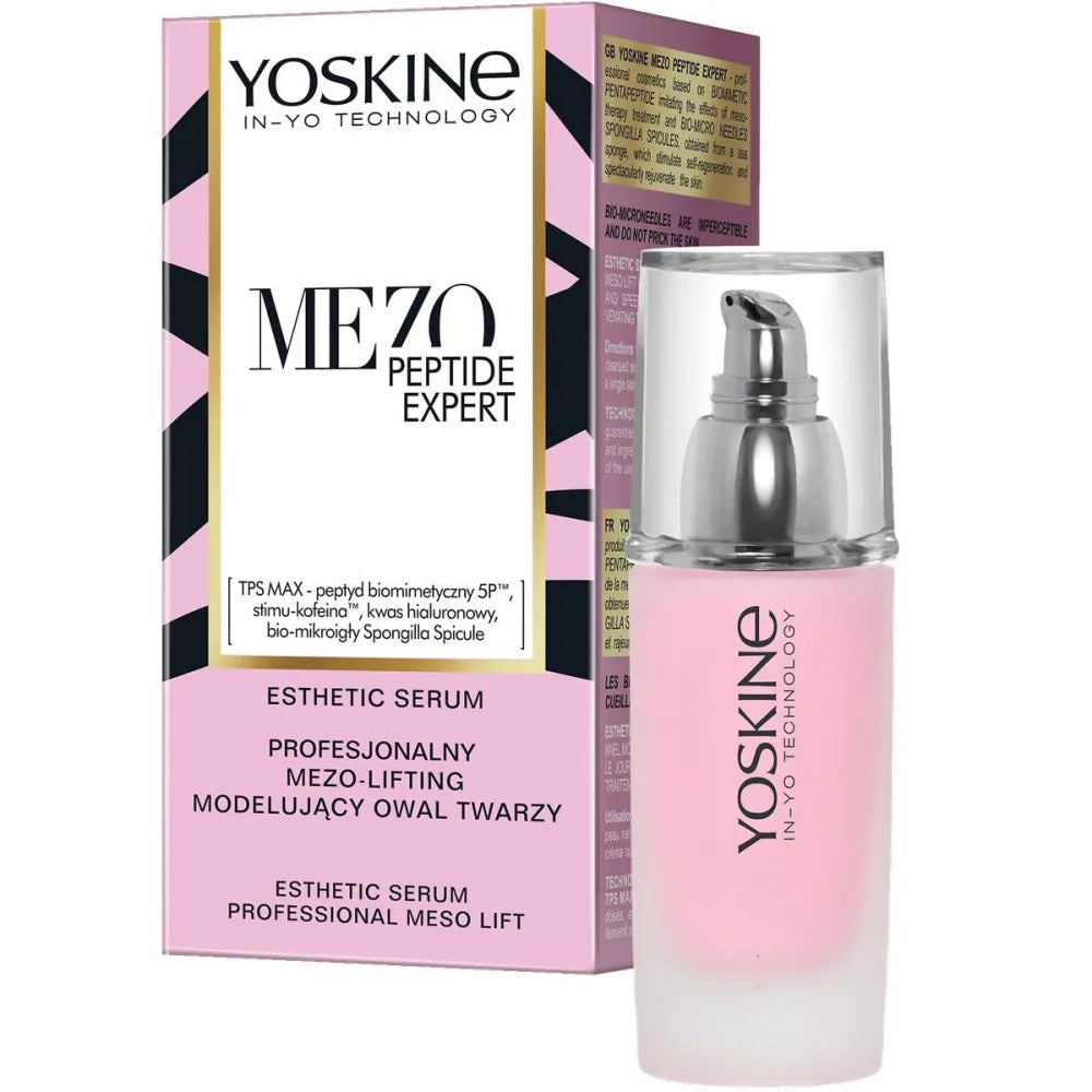 YOSKINE Mezo Peptide Expert Profesionalus Mezo-Lifting modeliuojantis veido ovalas 30ml - Kosmetika