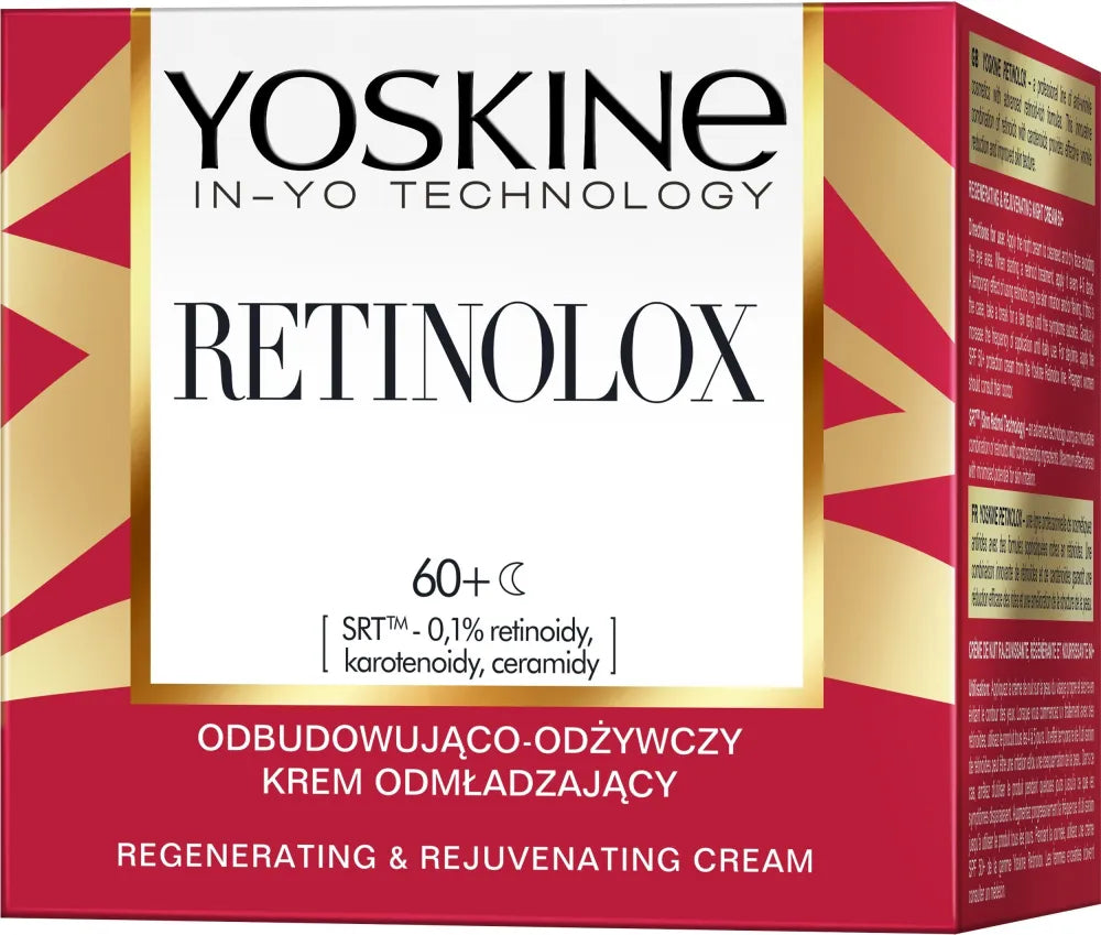 YOSKINE Retinolox Atstatantis-Maitinantis Priešraukšlinis Naktinis Kremas 60+ - Kosmetika