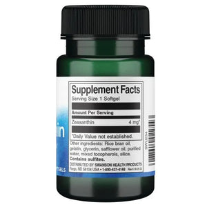 Zeaxanthin - Akims - 4 mg - N60 - Swanson - Papildai