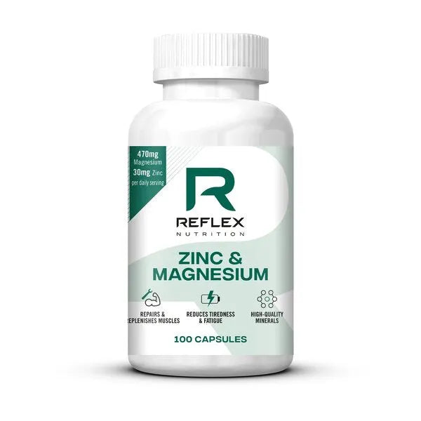 Zinc & Magnesium - 100 caps - Reflex Nutrition - Sporto papildai