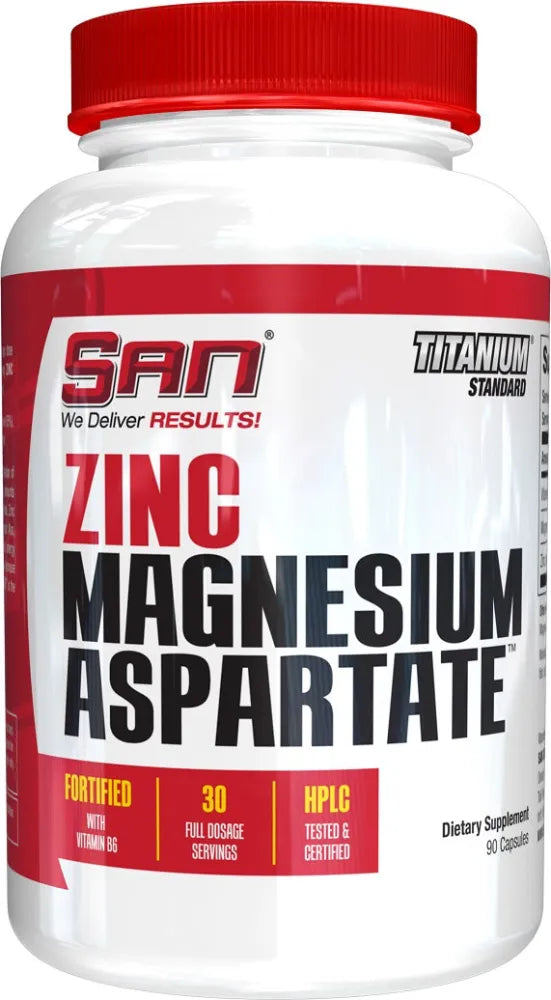 Zinc Magnesium Aspartate - 90 caps - SAN - Sporto papildai